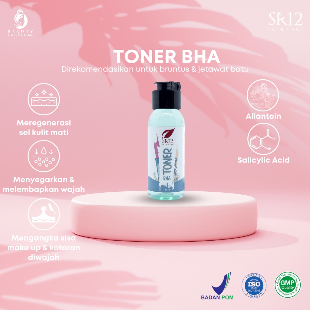 Toner Aha Bha Exfoliating Toner Face Eksfoliasi Daily Clarifying Treatment Toner Pengangkat Sel Kulit Mati Essence Toner