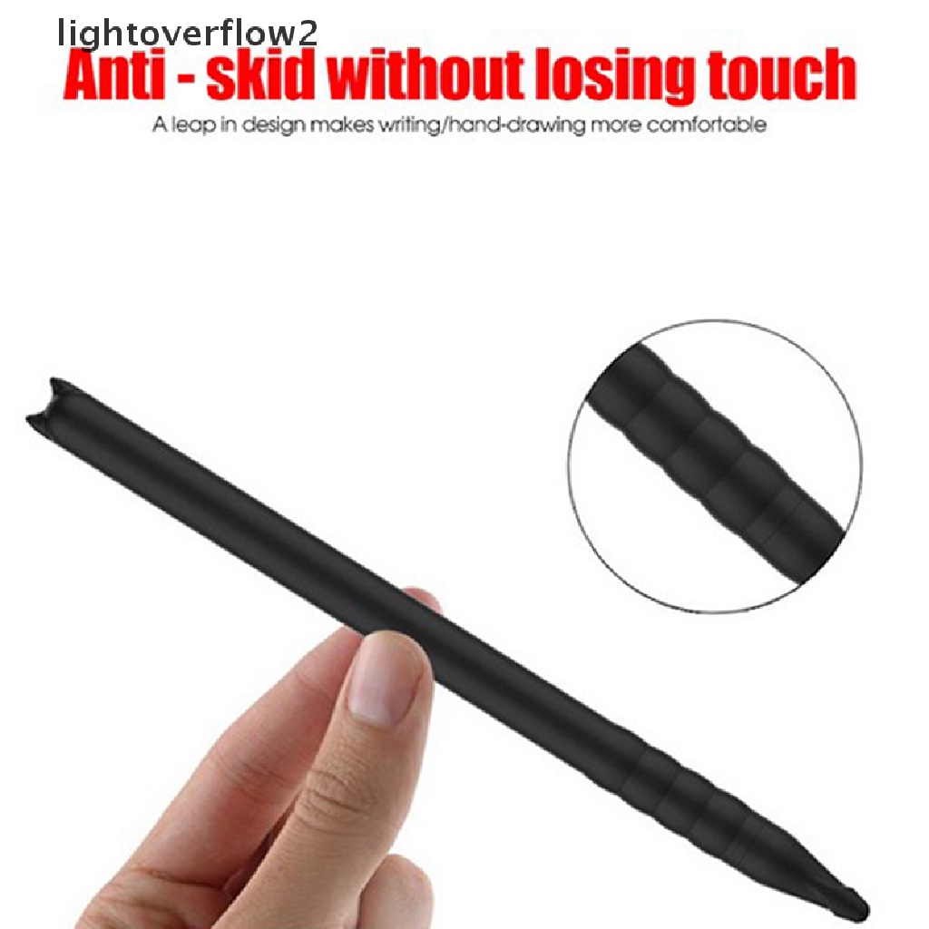 (lightoverflow2) 1 Set Cover Pelindung Bahan Silikon Untuk Apple Pencil Generasi 2