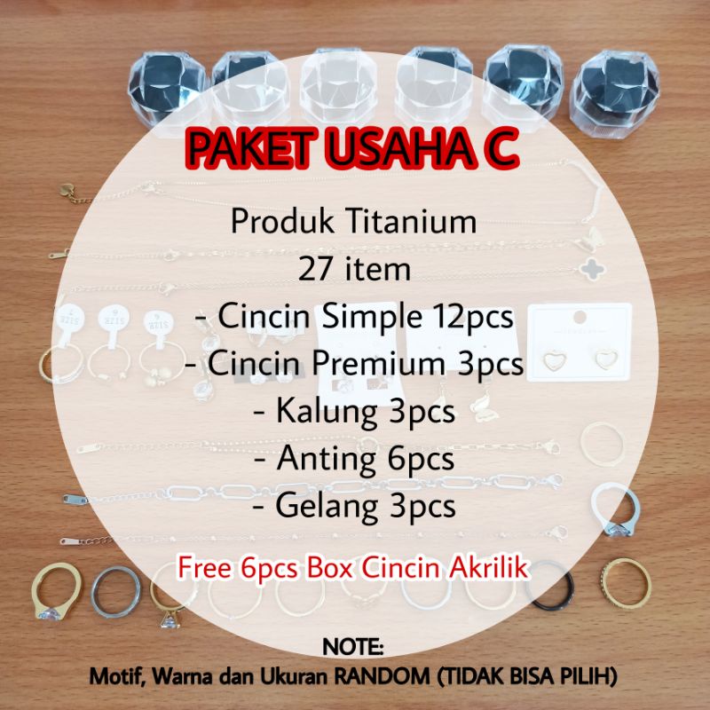 PAKET USAHA TITANIUM XUPING (baca deskripsi ya)