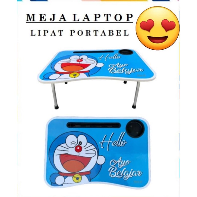 MEJA LAPTOP/MEJA BELAJAR/MEJA LIPAT KARAKTER