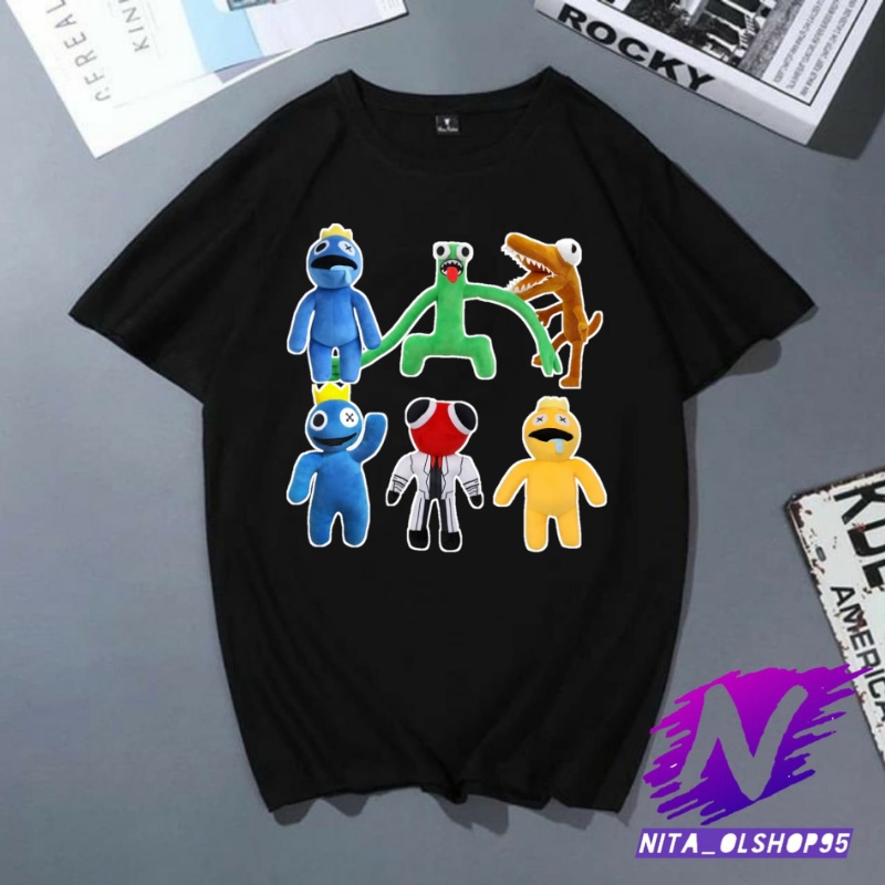 BAJU ANAK RAINBOW FRIENDS kaos anak rainbow friends game