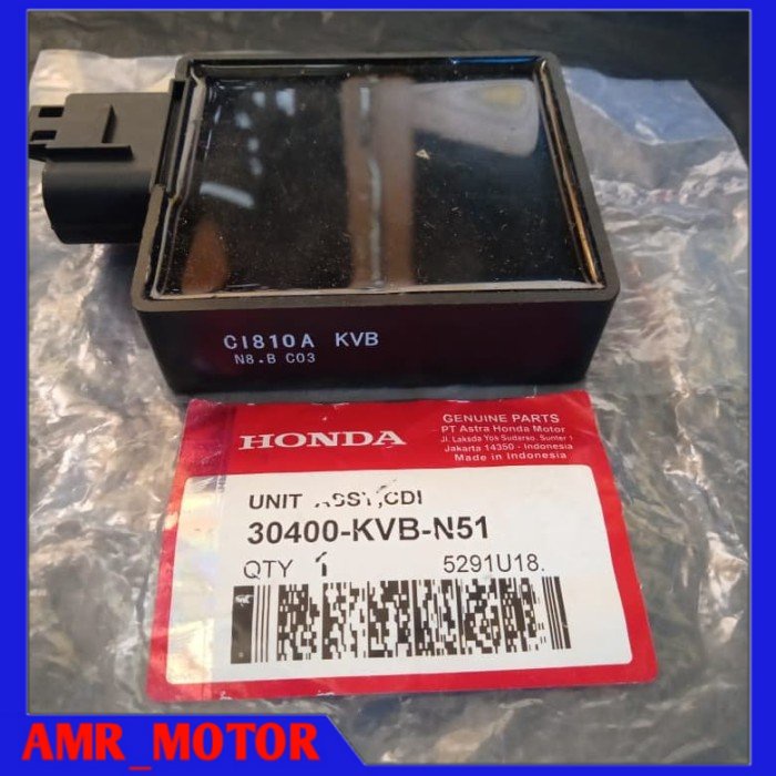 ECU ECM CDI Honda Vario 110 Karbu 30400-KVB-N51/C1810A-N8-B-C03/PA-6-MD-40