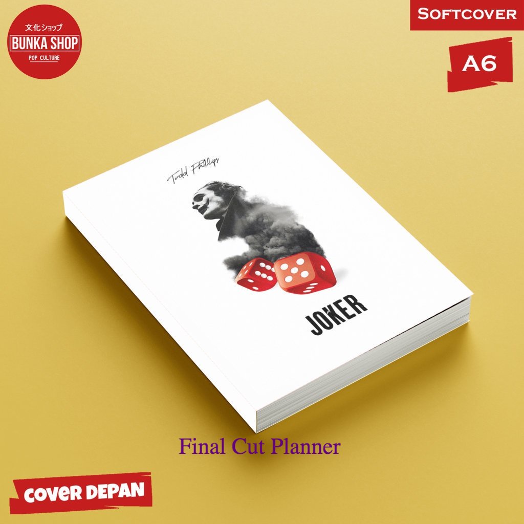 

Pocket Note DC Batman Joket 2 Softcover A6 Buku Tulis Catatan Notes Agenda Planner Jurnal
