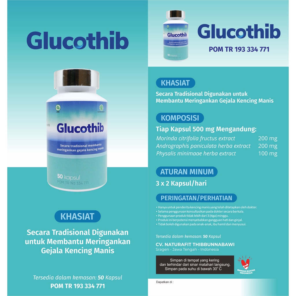 Glucothib Obat Premium Penderita Kencing Manis Diabetes