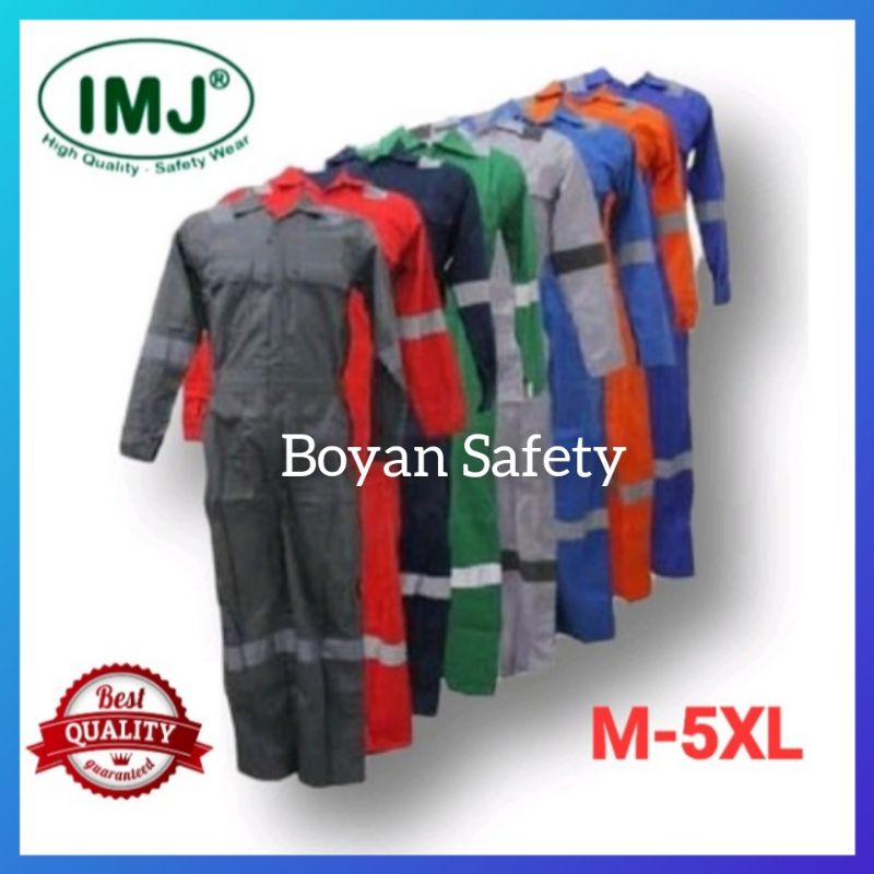 Jual Wearpack Coverall Safety Imj Seragam Proyek Lapangan Shopee Indonesia