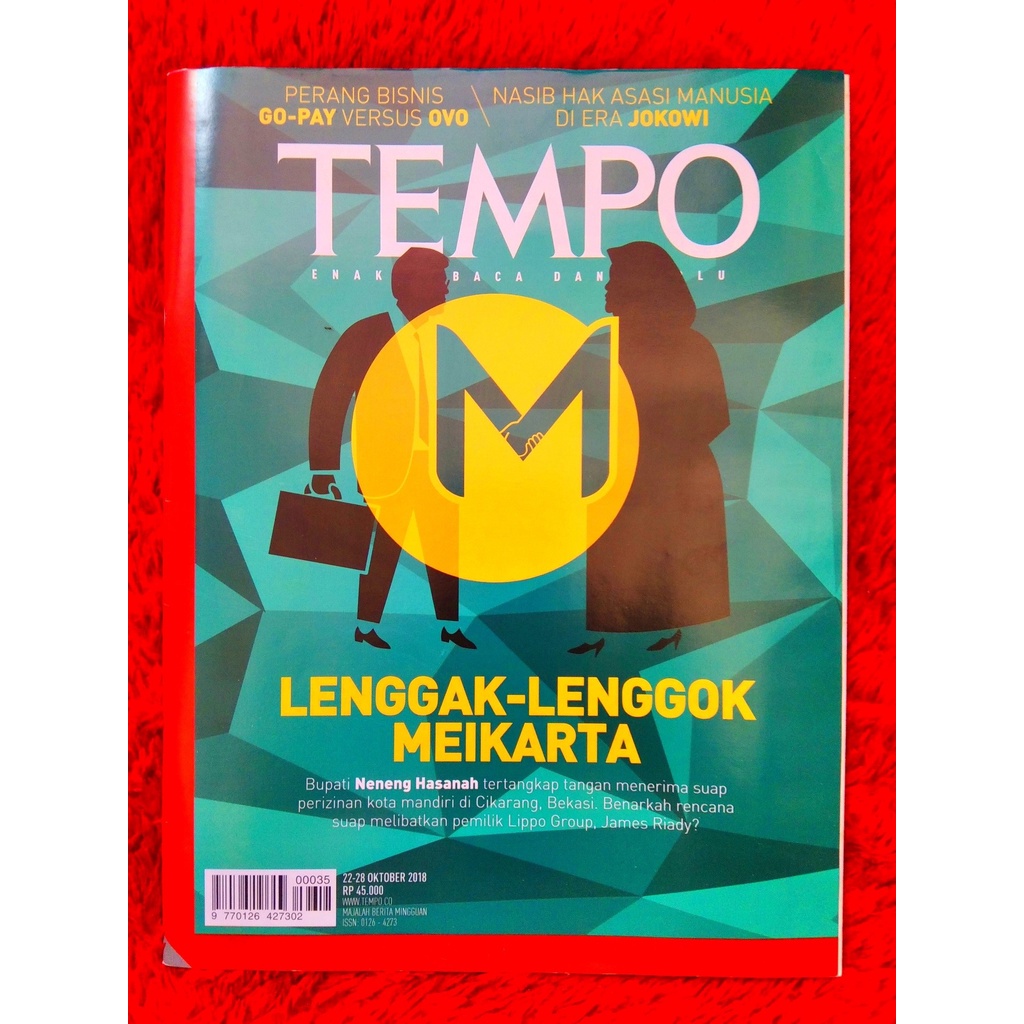 MAJALAH TEMPO 22-28 OKTOBER 2018 - A
