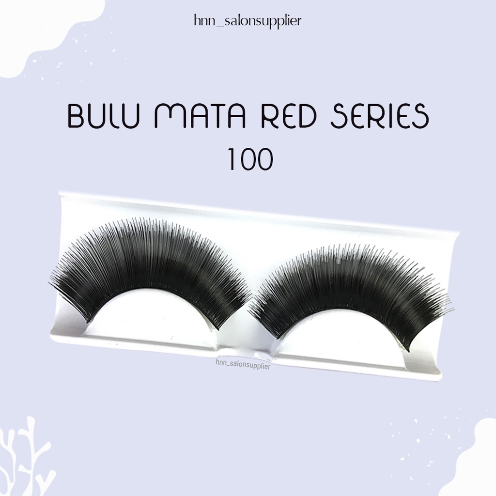 100 Bulu Mata Palsu Handmade Fake Eyelash Eye Lashes Lash Artifivial Belle Eyelashes