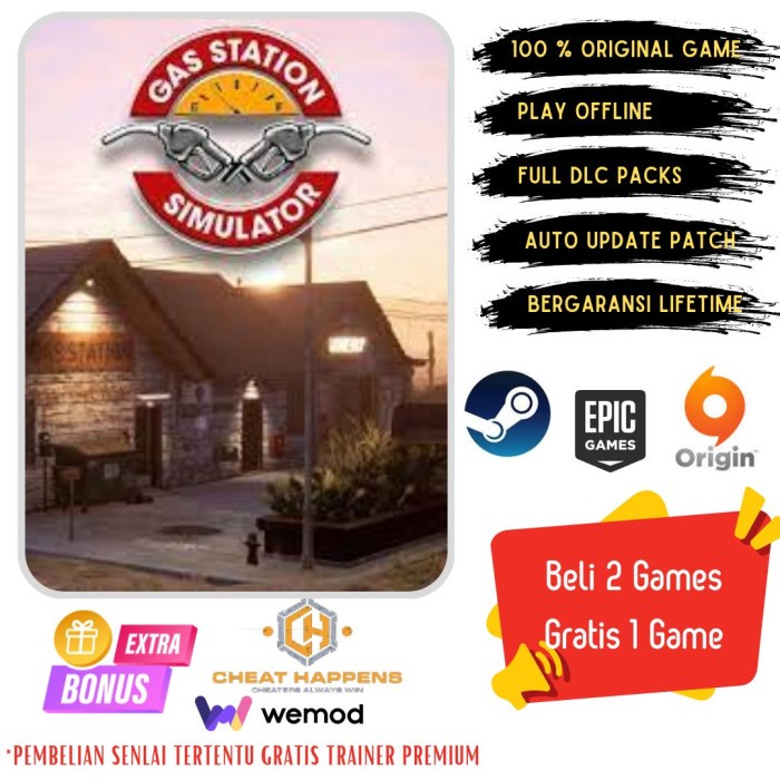 Gas Station Simulator - Game PC Original Offline Only - DVD-DL