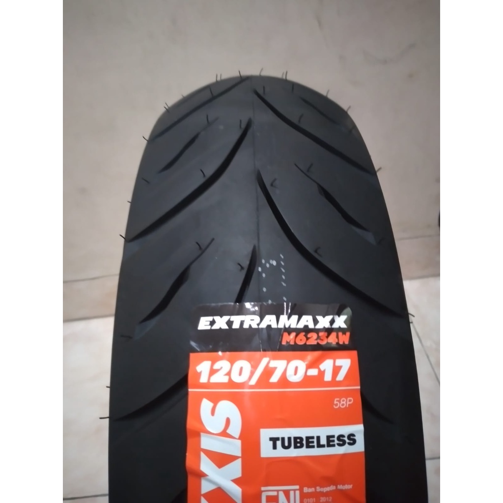 BAN LUAR MAXXIS EXTRAMAXX 120/70-17 TUBELESS