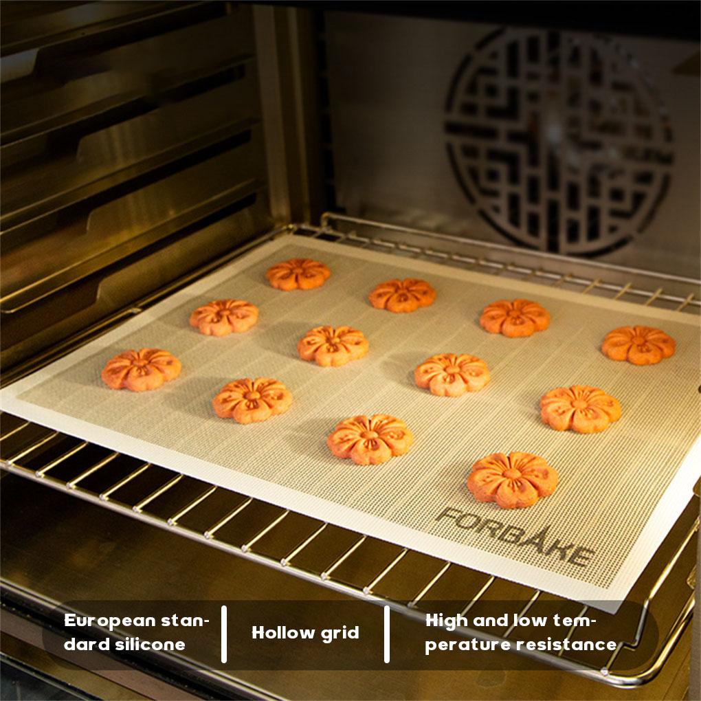 Perforated Baking Mat Tahan Panas Cookie Sheet Bottom Liner Pad Dapur Masak Alat Penting Chef Oven Microwave