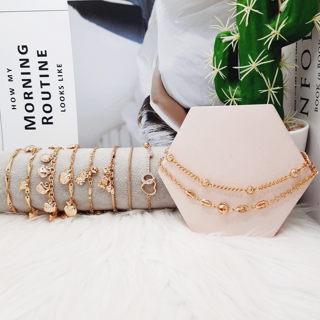 Gelang Rantai Polo Nori Xuping Lapis Emas - BB225