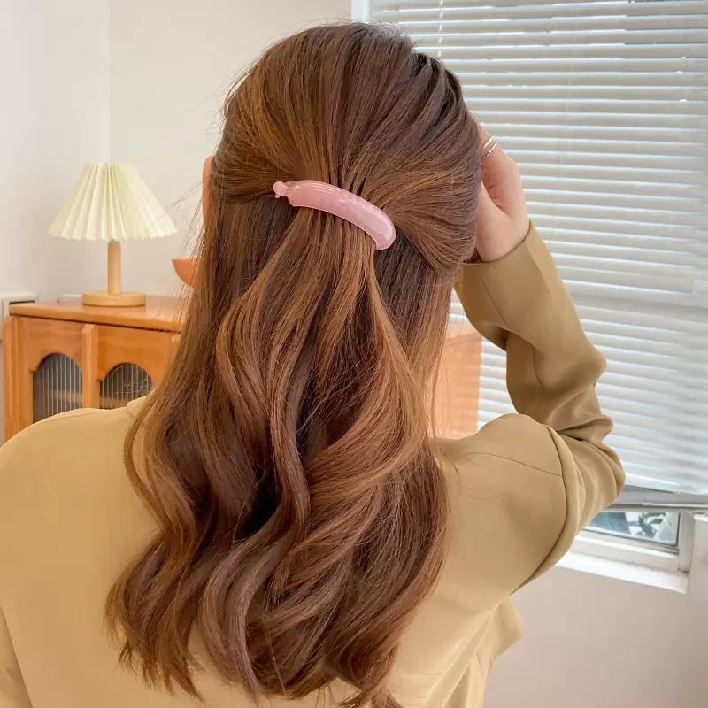 Jepit Rambut Ponytail Model Transparan Gaya Korea Untuk Wanita