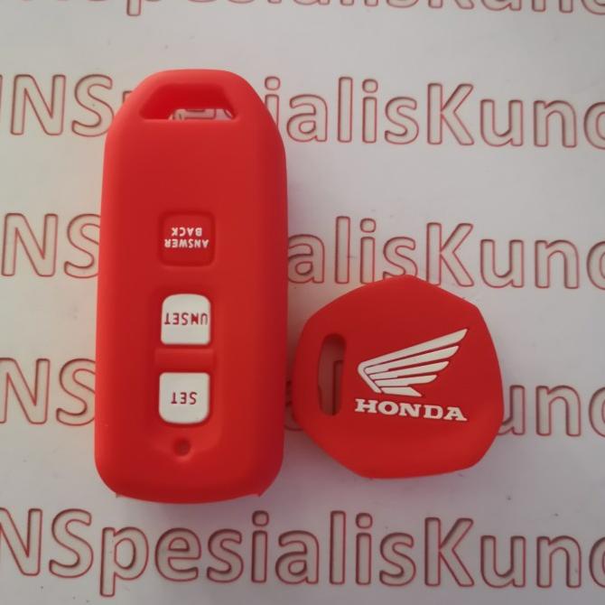 READY [BISA COD] silicon kunci & remote honda scoopy 2017