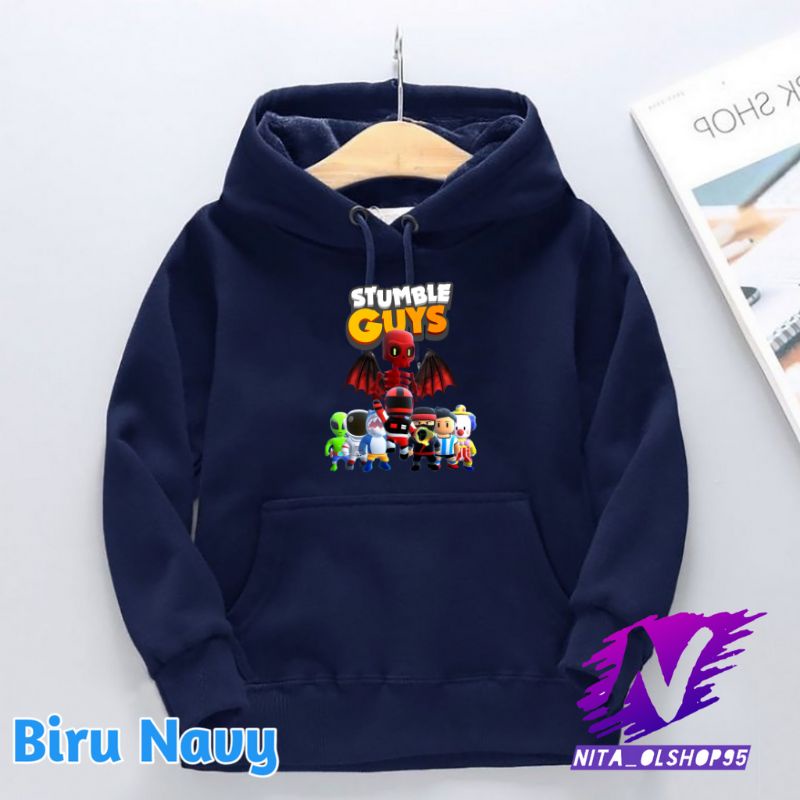 jaket hoodie anak stumble guys