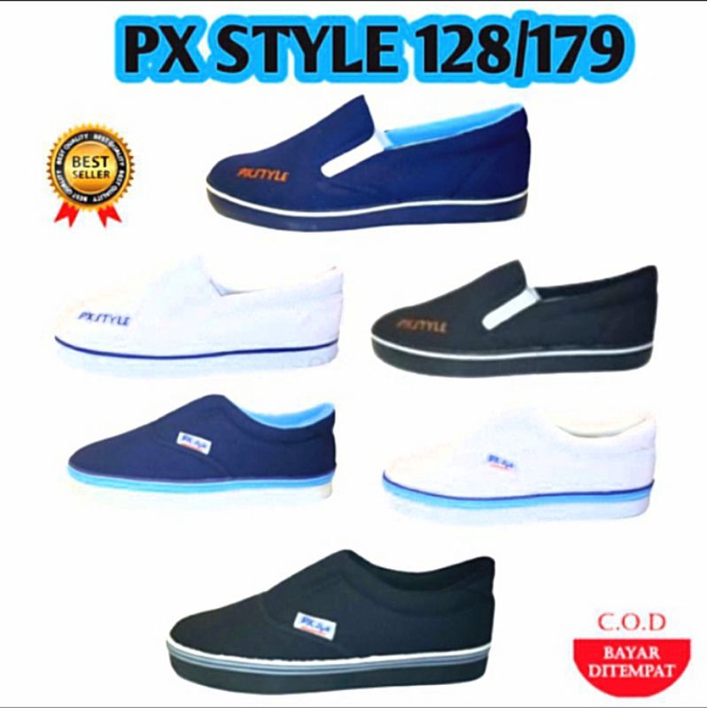 Sepatu Canvas Pria  PX Style TERBARU  128/179