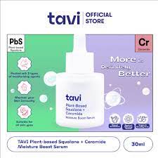 TAVI Plant-Based Squalane + Ceramic Moisture Boost Serum