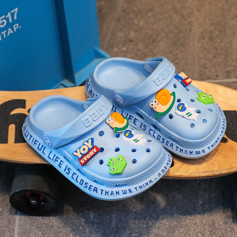 Sendal Selop Anak Import - 30707 - Sandal Slide Anak Anti Slip Termurah