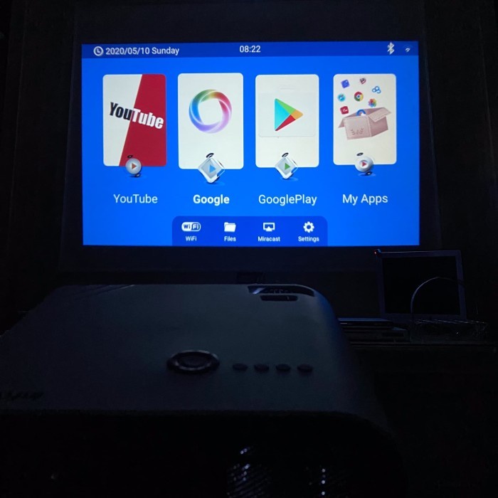 PROJECTOR INFORCE AN-11 / PROYEKTOR AN11 LCD ANDROID 6500 LUMEN WIFI GARANSI RESMI