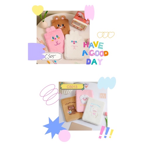 sarung tas ipad bear korea style unicorn tablet bag case ipad 11 / 7 / laptop CS01 CS03 CS04 CS05 milkjoy Cute bear Candy bear sleeve ipad