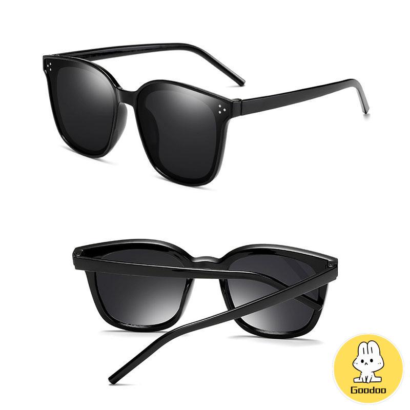 Kacamata Kotak Hitam Korean Fashion Sunglassess Wanita/Pria Unisex -Doo