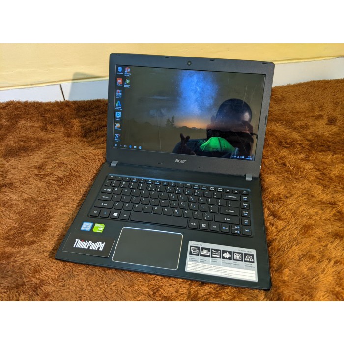 [Laptop / Notebook] Laptop Gaming Desain Acer Aspire E5-475G Core I3 6006U Nvidia Mulus Laptop Bekas