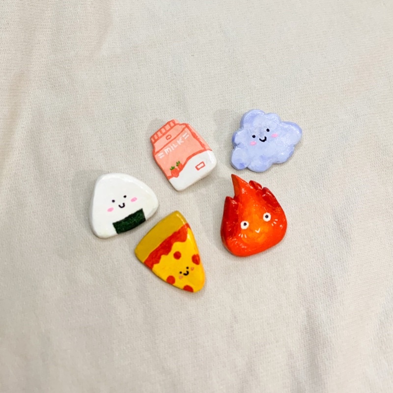 Clay Pin | Pin Bros Clay | Handmade Clay Pins | Aksesoris | Pin Lucu