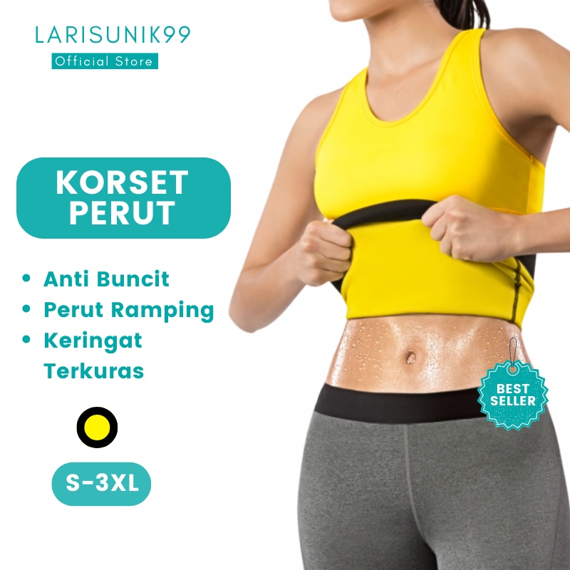 Korset Perut Pembakar Lemak Hot Shaper Waist Korset Pelangsing Original Pakaian Dalam Wanita