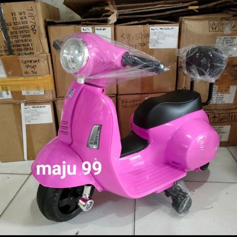 Mainan Anak Vespa Mini Dan Mainan Motor Aki Vespa M-788