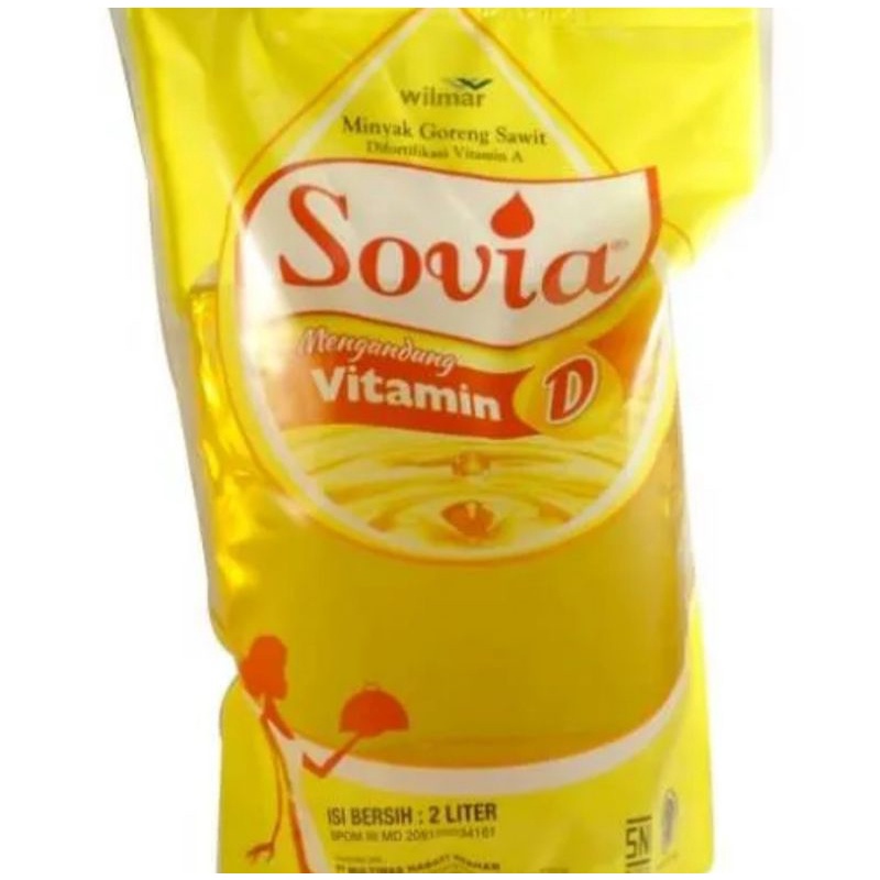 

Sovia minyak goreng refil 2 liter