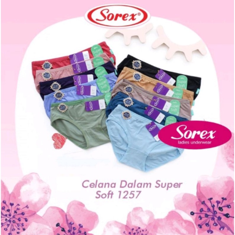CD Sorex / CD wanita dewasa Sorex / celana dalam wanita lembut sorex 1257