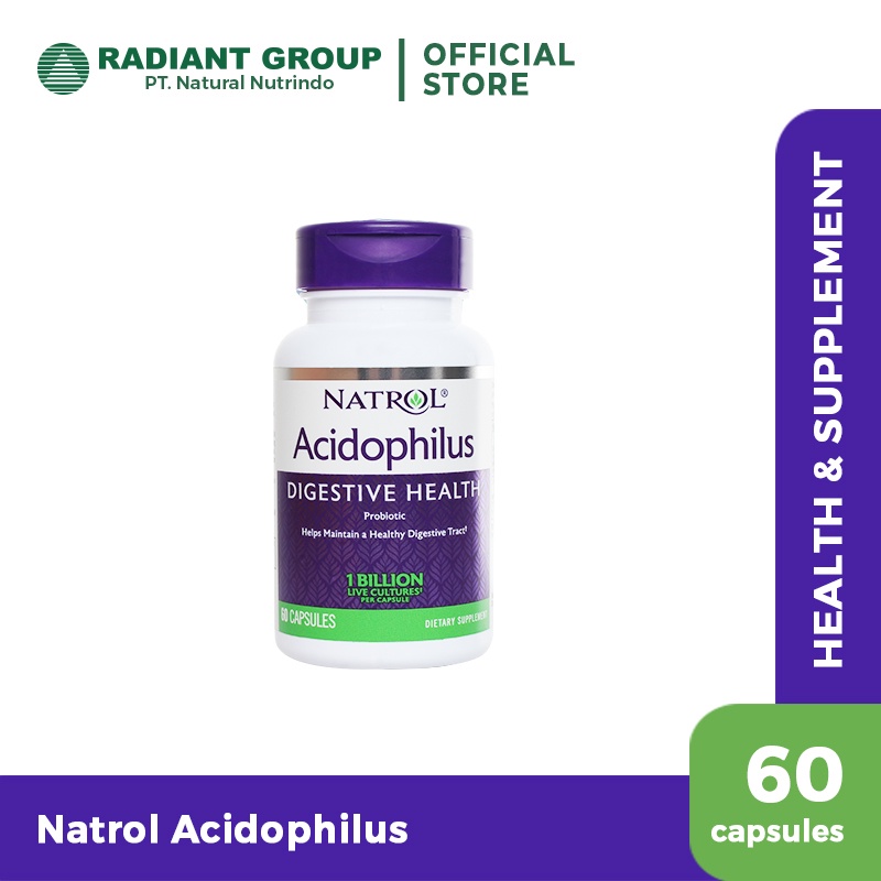 Natrol Acidophilus 100mg - 60 Capsules