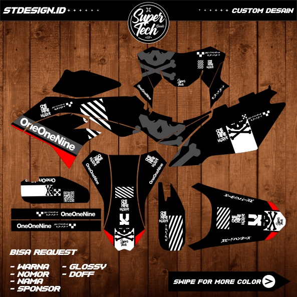 DECAL STICKER D-TRACKER KSR | OneOneNine