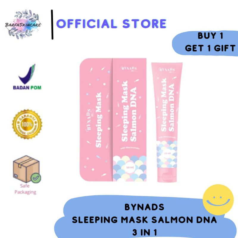 BYNADS SLEEPING MASK SALMON DNA 3 IN 1 MASKER MOISTURIZER BY NADS