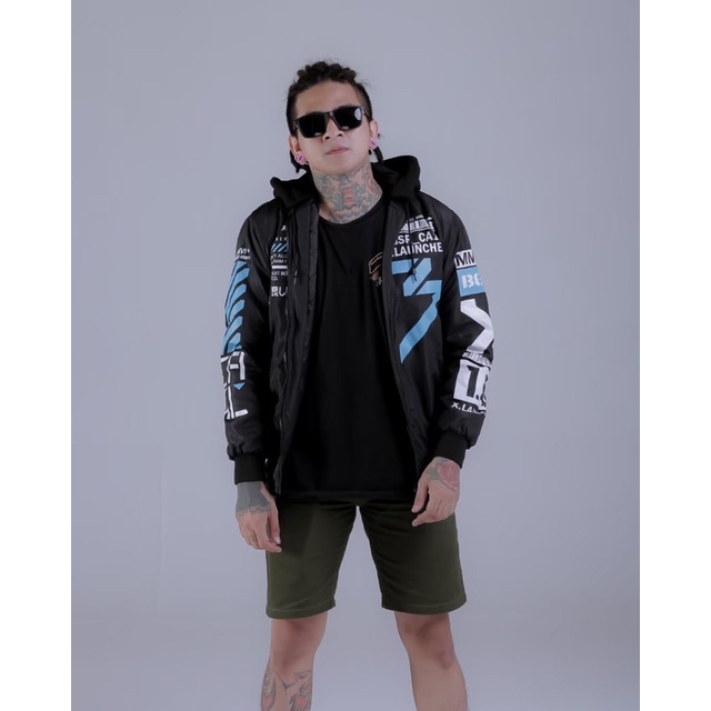 BGSR Jaket Bomber Hoodie Bgsr Jaket Parasut Jaket Pria Jaket Outdoor