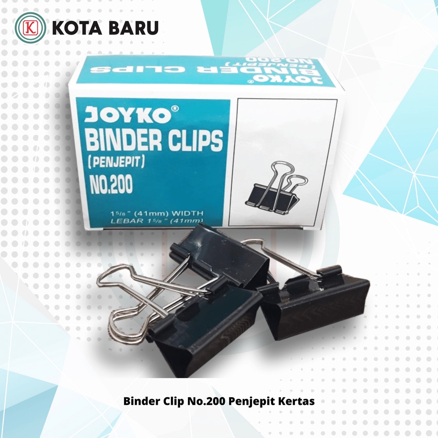 

Binder Clip No.200 Penjepit Kertas