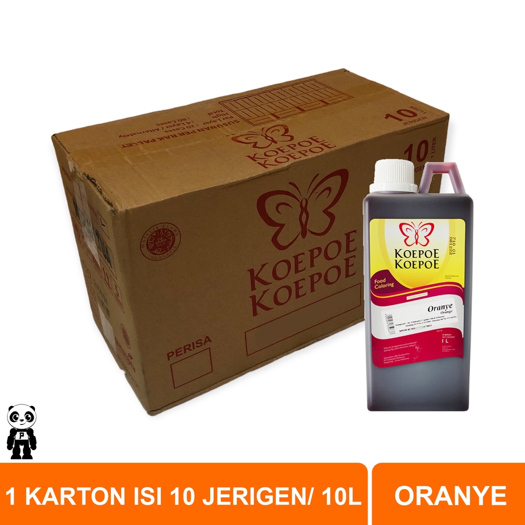 

Koepoe Koepoe Pewarna Oranye 1 Karton isi 10 Liter