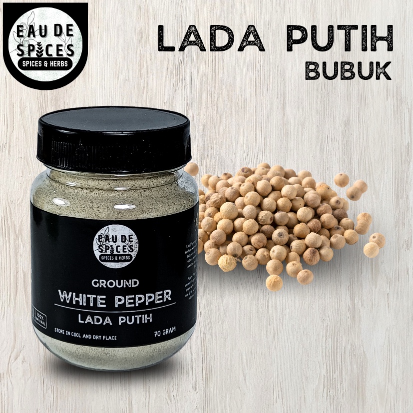 

EAU DE SPICES WHITE PEPPER / LADA PUTIH BUBUK / MERICA BUBUK / 50 GRM