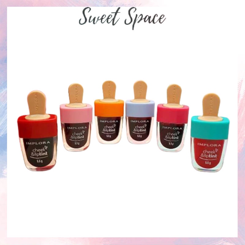 IMPLORA CHEEK &amp; LIPTINT COLORFULL 100% ORIGINAL BPOM [SWEETSPACE]