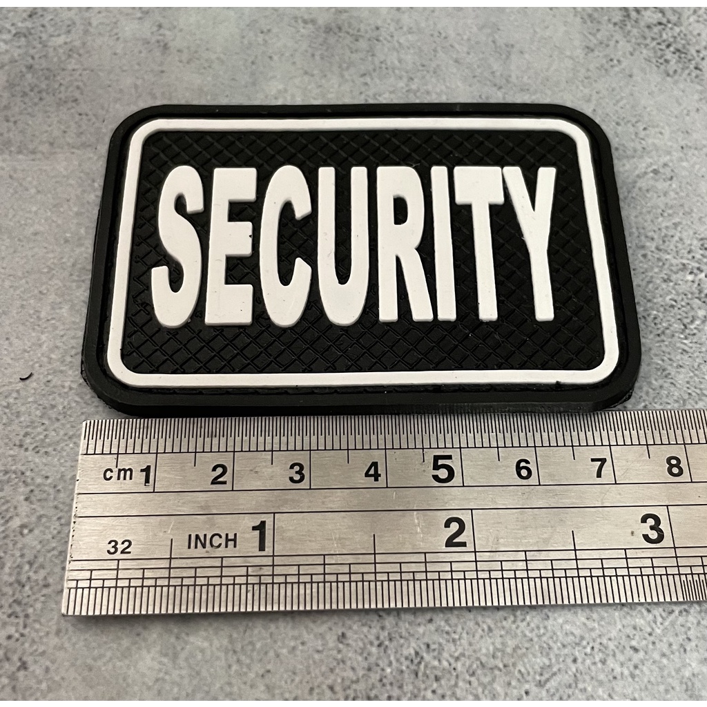 Patch Security (Tulisan Putih) - Patch Satpam - Prepetan