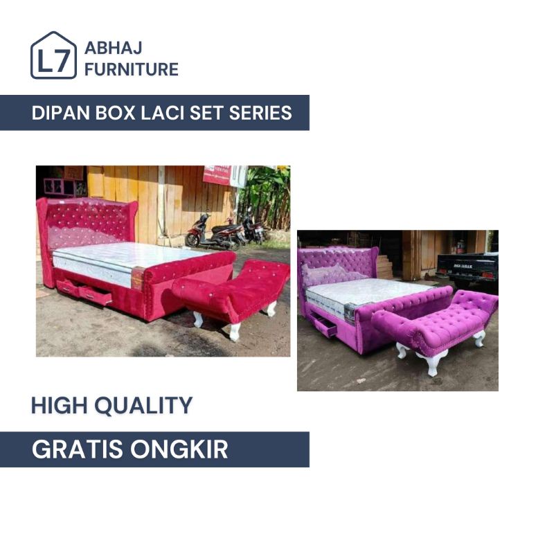 DIPAN LACI BOX BENCH (TANPA KASUR)