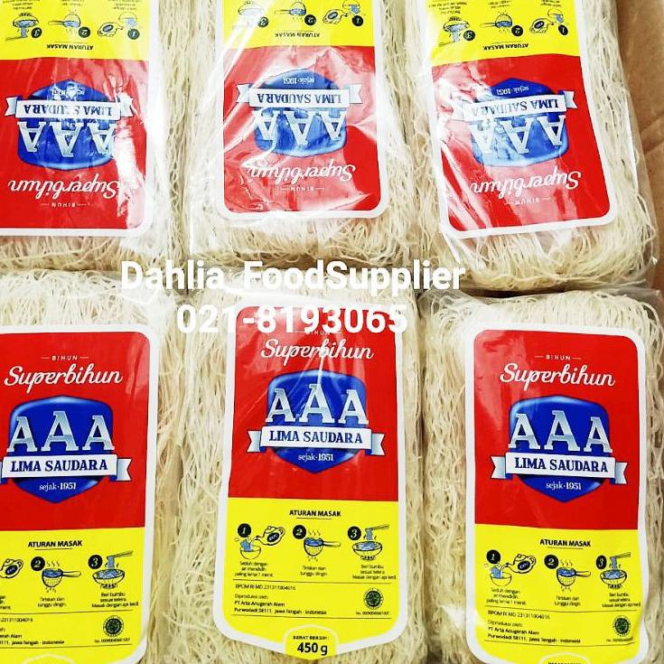 

Segera belanja--450 gr SUPER BIHUN AAA Lima Saudara 450GR | bihun aa • bihun kering • bihun mentah • bihun murah