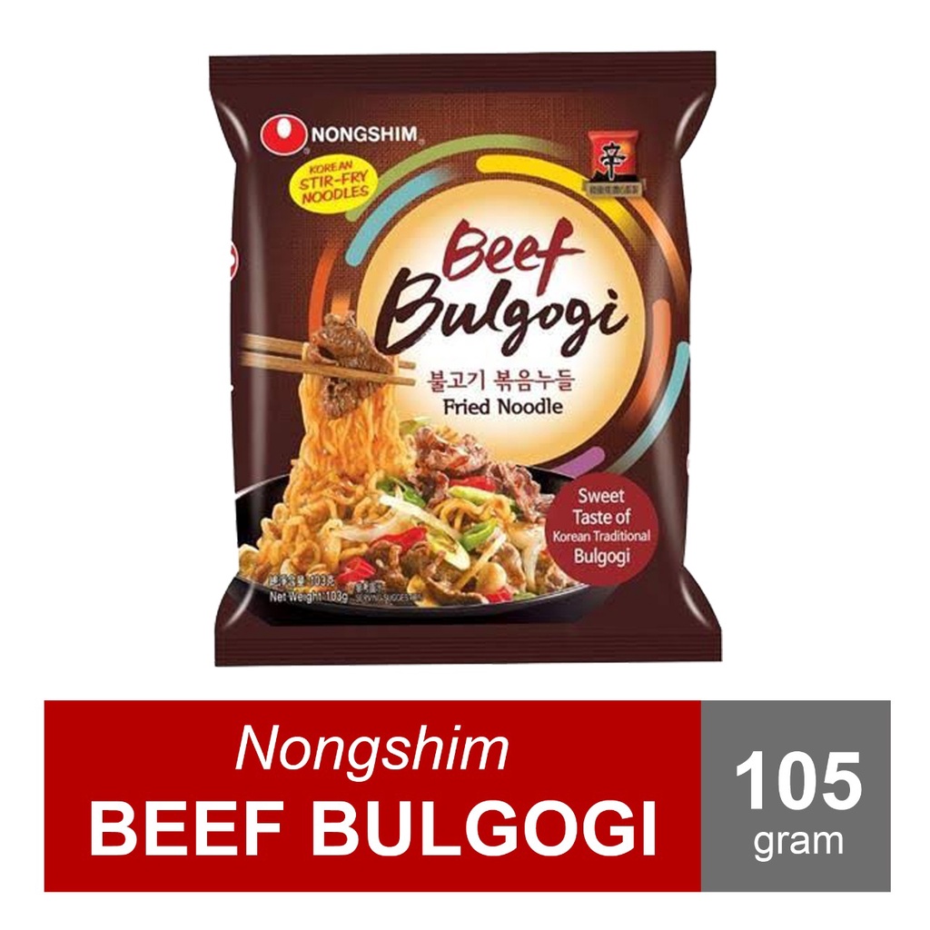 NONGSHIM BEEF BULGOGI 105gr HALAL