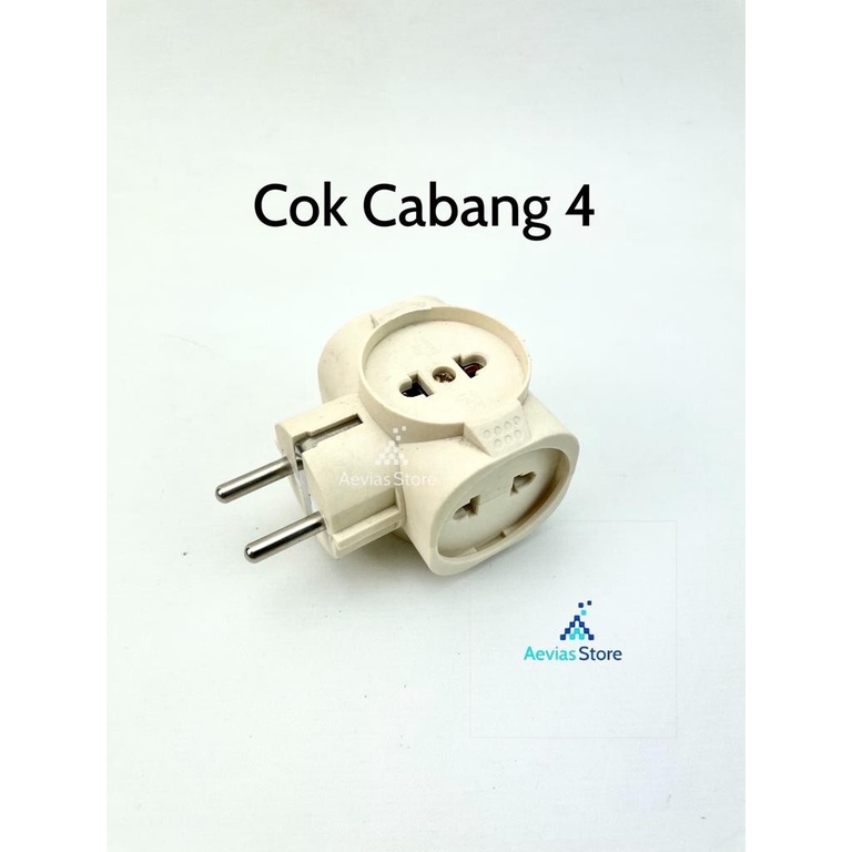 Steker T Datar 4 Cabang Cok Cabang Colokan Cabang 4 Cok Listrik