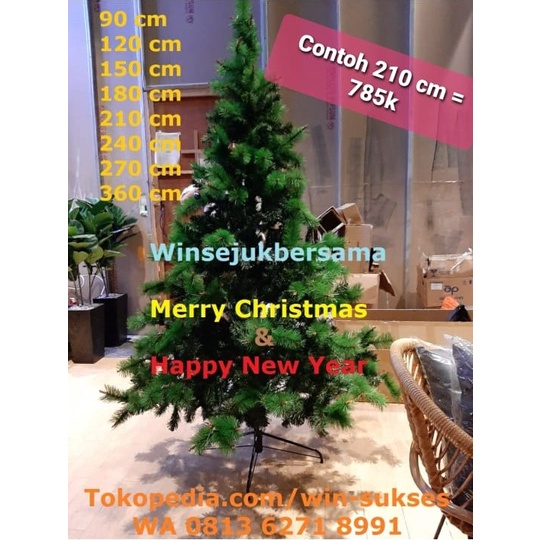 POHON NATAL 2,1 M /POHON NATAL 210 CM / POHON NATAL 7 FEET / 7 FT