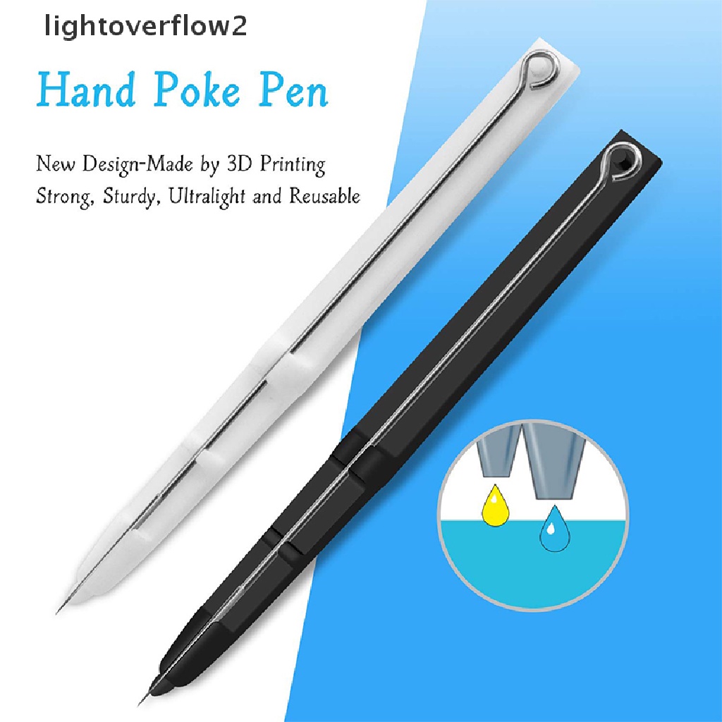 (lightoverflow2) 1 Pc Stik Holder Pen Tattoo Untuk Tangan (ID)