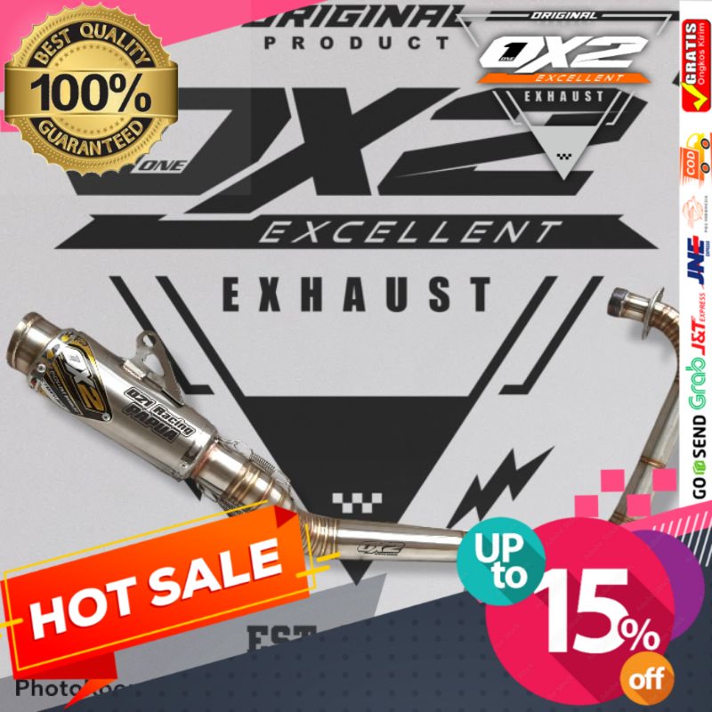 Knalpot KLX CRF WR model leher bawah/kolong