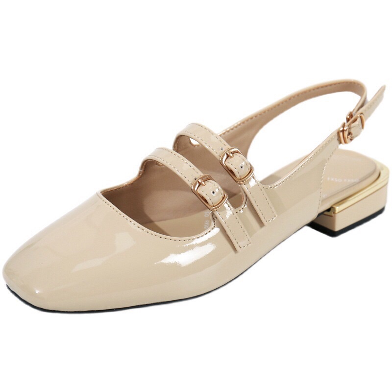 SG10077 syafniegalery  Sandal Wanita Import BL Sling Back sepatu flat