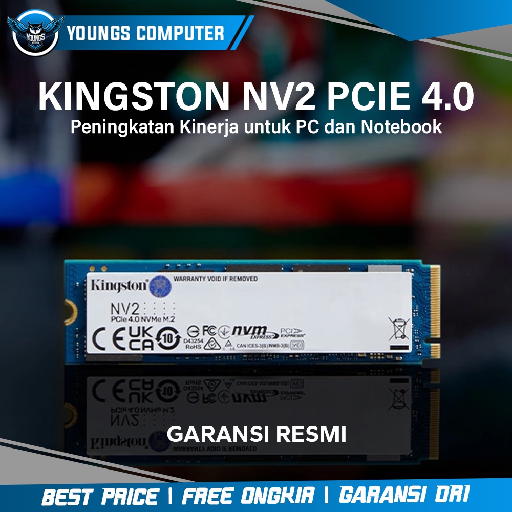 SSD KINGSTON NV2 1TB | PCIE 4.0 M.2 NVMe PCIe Gen 4 x4 NV2s