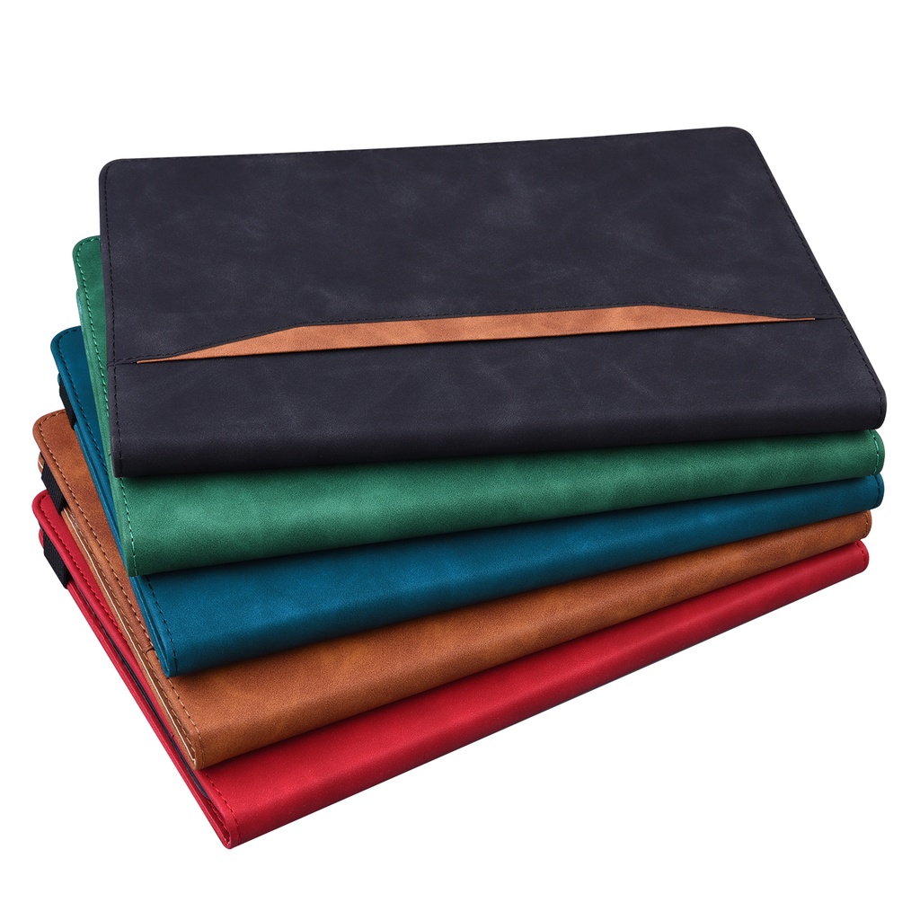 Untuk Oppo Pad Air 10.36 &quot;2022 OPD2102 X21N2 Tablet Perlindungan Case Kualitas Tinggi Bisnis Mewah Splicing Kulit Cover Flip Dompet Berdiri Casing