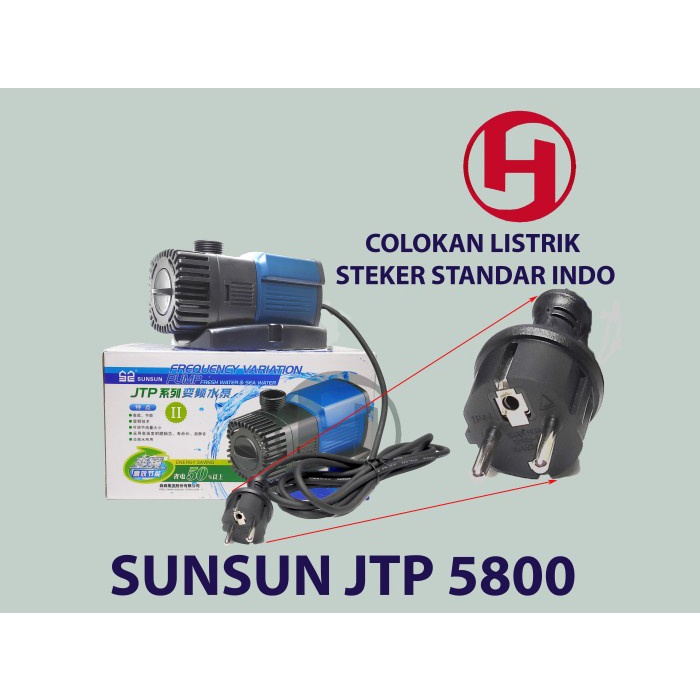 ORIGINAL SUNSUN JTP 5800 POMPA SIRKULASI AQUARIUM DAN KOLAM